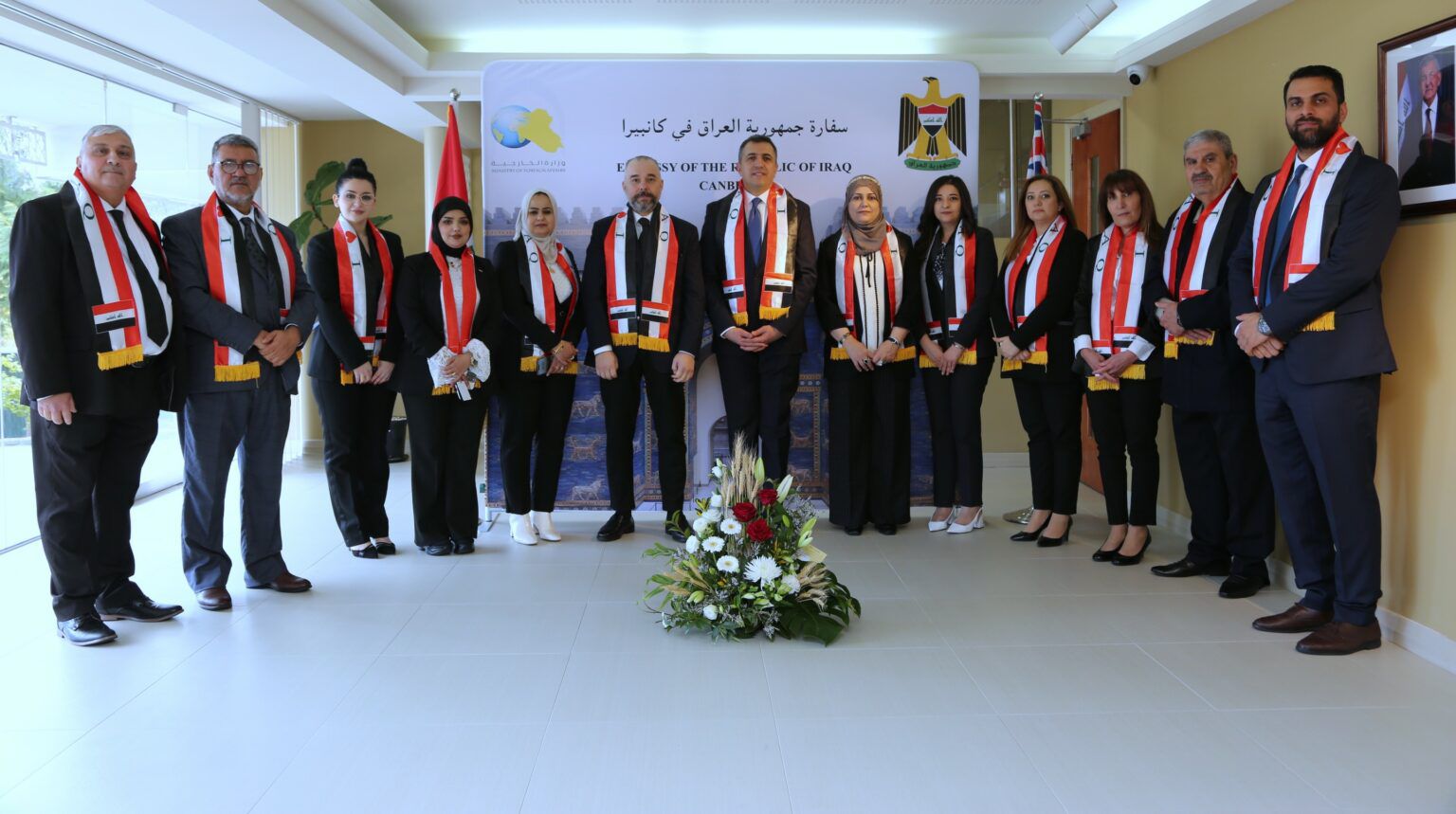 The Iraqi Embassy in Canberra commemorates the tenth anniversary of the genocide against the Yazidi community