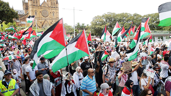 التظاهرات الداعمة لفلسطين في أستراليا